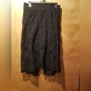 Torrid, pencil skort, lace, 22
